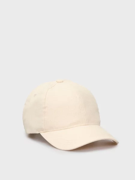 Жакардова кепка Calvin Klein бежева