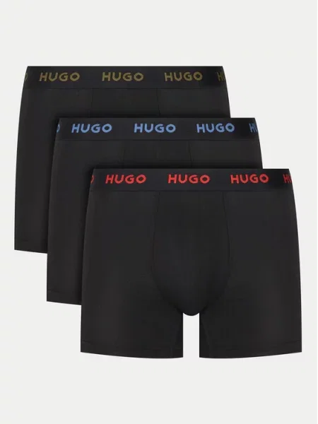 HUGO Boksarice modra / oliva / rdeča črna