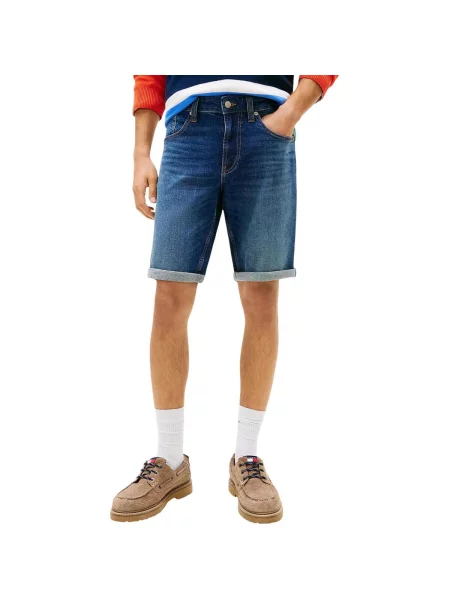 Kratke traper hlače Tommy Hilfiger Jeans plava