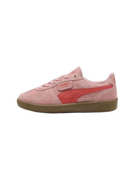 PUMA Rövid szárú sportcipők Palermo fáradt / piros rózsaszín