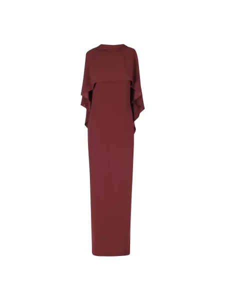 Sukienka maxi Alberta Ferretti czerwona