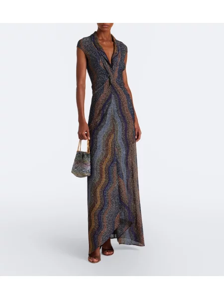 Rochie maxi Missoni tricotate