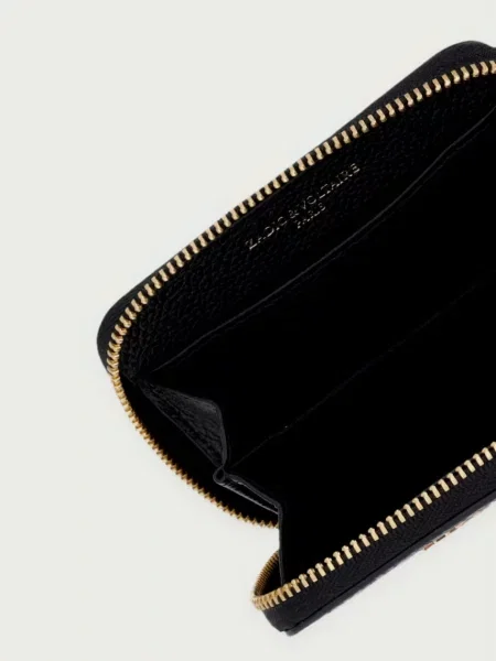 Zadig&Voltaire portfel skórzany czarny