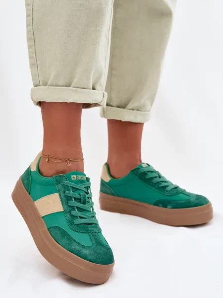 Teniși Big Star Shoes din piele maro