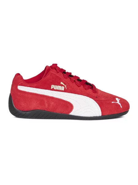 Sneakersy Puma skórzane czerwone