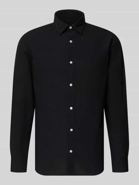 Koszula casual z kołnierzykiem kent krój regular fit model BREEZE' Jack & Jones czarna