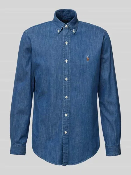 Polo Ralph Lauren Koszule Mężczyzna S Koszule dla Mężczyzn Aw 25 niebieski