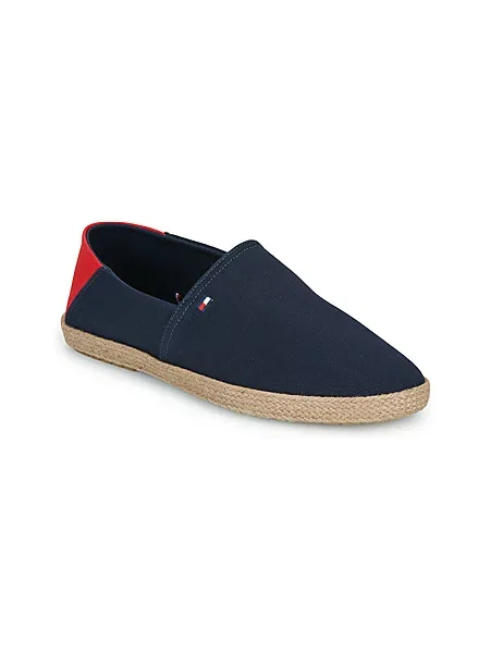Tommy Hilfiger Espadrile Core Hilfiger Espadrille Textile Mornarsko modra rdeča