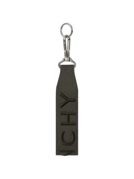 Inel Givenchy din canvas gri