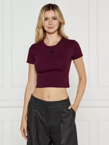 HUGO Póló Delanor | Cropped Fit