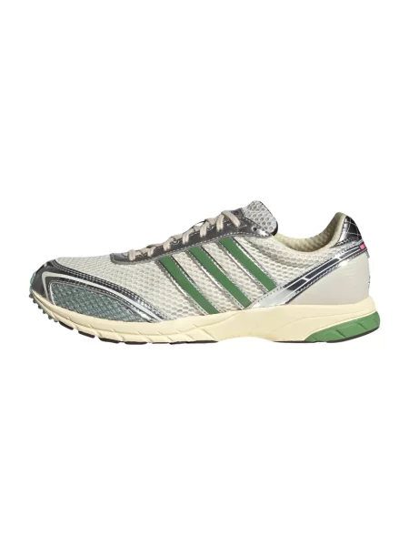 Buty do biegania Adidas skórzane zielone