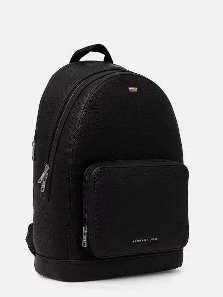 Tommy Hilfiger rucsac pentru bărbați cu imitație de piele negru