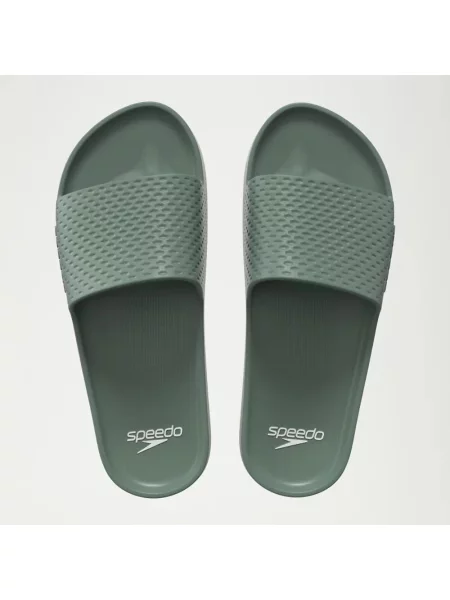 Klapki basenowe antypoślizgowe Speedo Slide Entry zielone