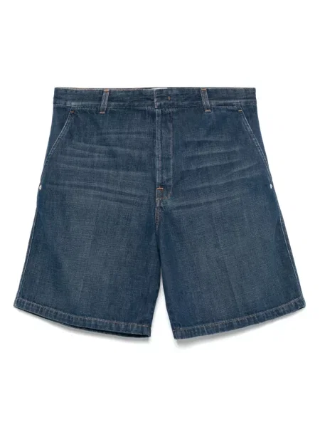 Pantaloni scurți din denim Lanvin albastru