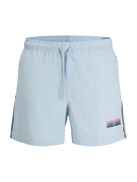 JACK & JONES Șorturi de baie JPSTMAUI SUNRISE albastru pastel negru