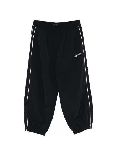 Pantaloni Willy Chavarria cu broderie negru