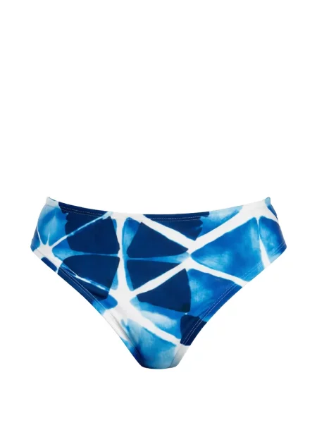 Tie dye bikini Lenny Niemeyer z nadrukiem wiązane niebieskie