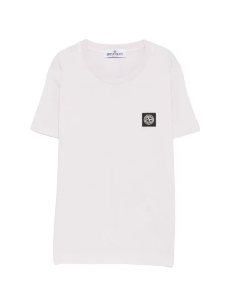 Koszulka dziecięca Stone Island różowa