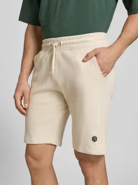 Szorty dresowe o kroju regular fit z wyhaftowanym logo model Fillip' Blend