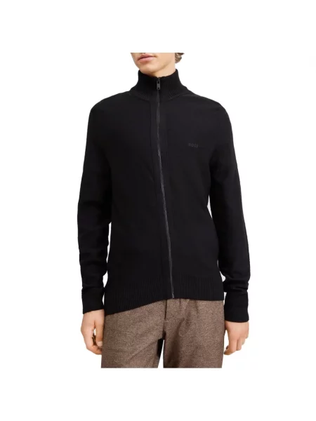 Sweter Hugo Boss wełniany czarny