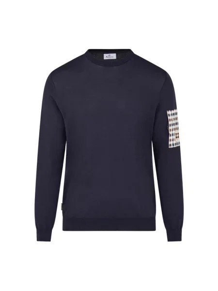 Sweter Aquascutum niebieski