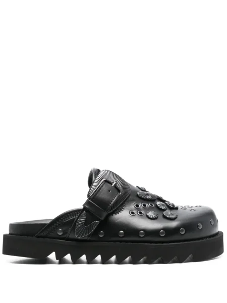 Papuci tip mules Toga Pulla negru