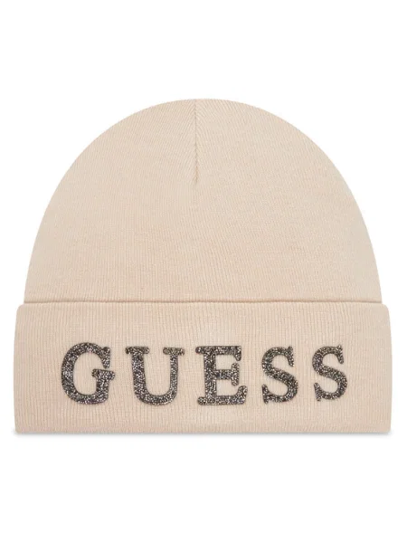 Шапка Guess бежово