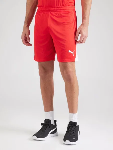 PUMA Pantaloni sport roșu alb