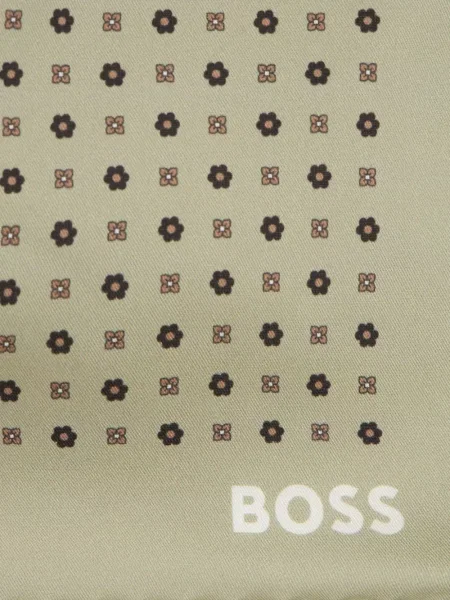Fular Boss cu autograf verde