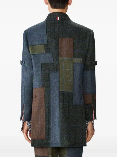 Kabát Thom Browne zelený