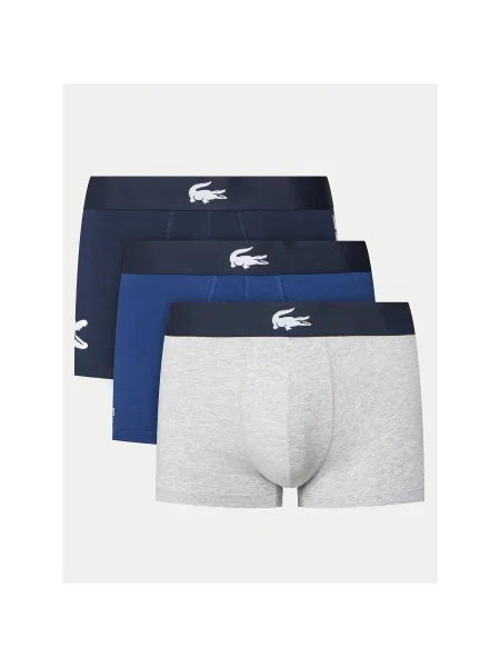 Lacoste boxeralsó 3 db sötétkék férfi fehér