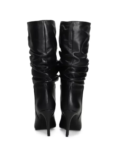 Botine Via Roma 15 cu volane negru