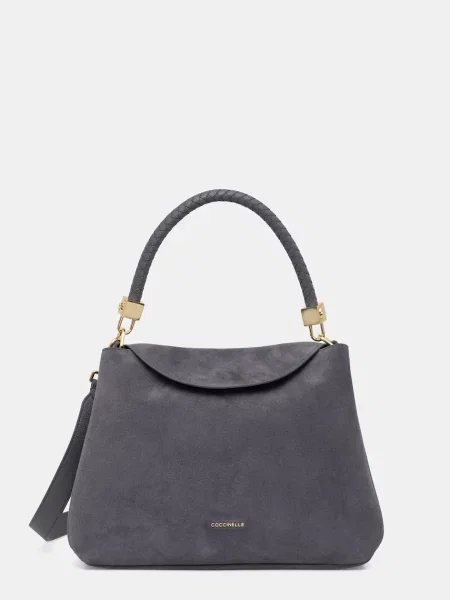 Coccinelle crossbody kabelka semišová šedá