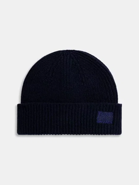 Paul Smith căciulă de lână bleumarin