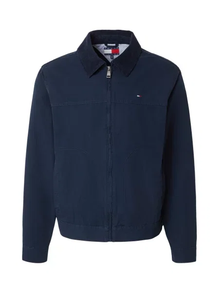Tommy Jeans Geacă de primăvară-toamnă închis albastru