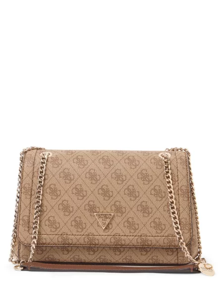 GUESS torba na ramię Noelle Kobiety Sztuczna skóra ONE SIZE brązowy