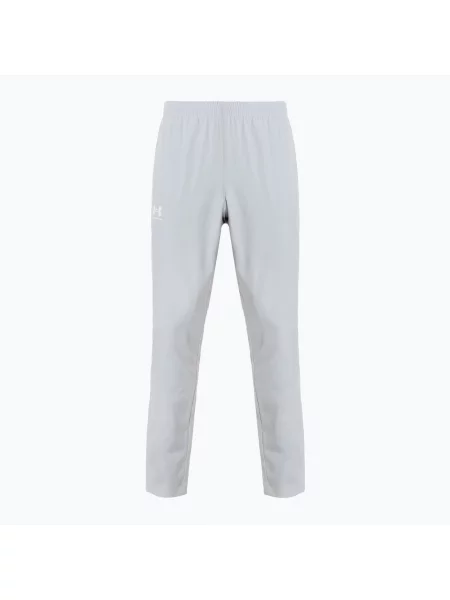 Kalhoty Under Armour Rival Woven Windbreaker Pant mod gray/mod gray/white bílé