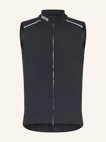 Rapha Cyklistická Vesta Pro Team Gilet Ii černá/ stříbrná černá