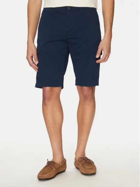 Tommy Hilfiger Šortky z materiálu John Tmavomodrá modré