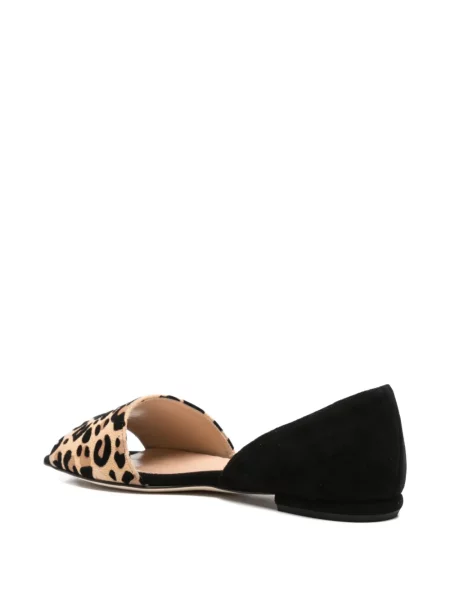 Sandale Il Borgo cu imagine cu model leopard negru