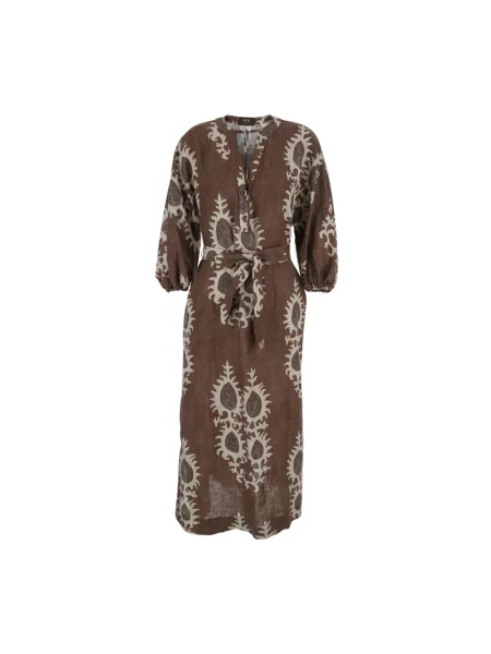 Sukienka Bazar Deluxe brązowa