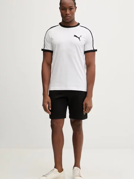 Puma tričko Big Cat Ringer bílé
