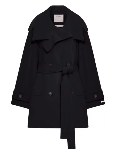 Palton Sportmax de lână negru
