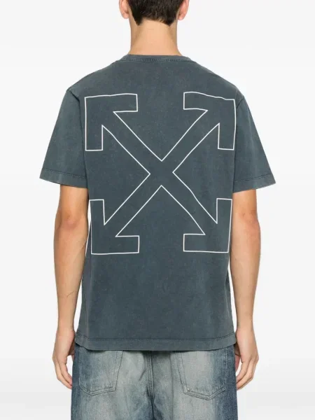 Tricou Off-white cu imagine alb