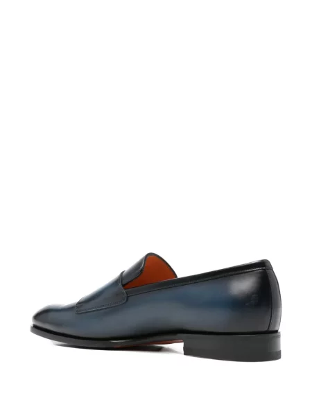 Remenčić loaferice Santoni sa kopčom plava