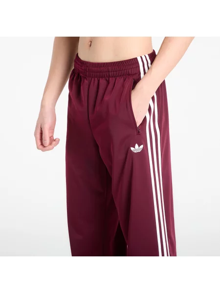 ADIDAS ORIGINALS Kalhoty Firebird vínově / bílá červená