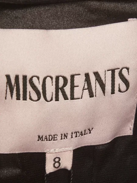 Rochie mini Miscreants fără bretele negru
