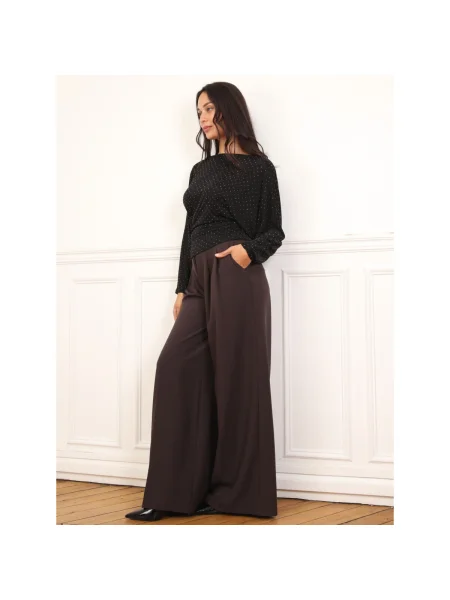Top La Modeuse negru