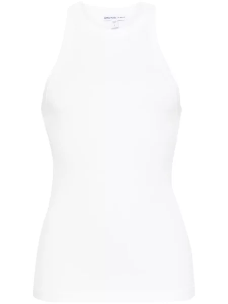 Top James Perse tricotate alb