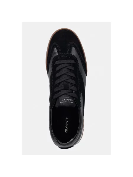 Gant Baylle sneakersy skórzane czarne